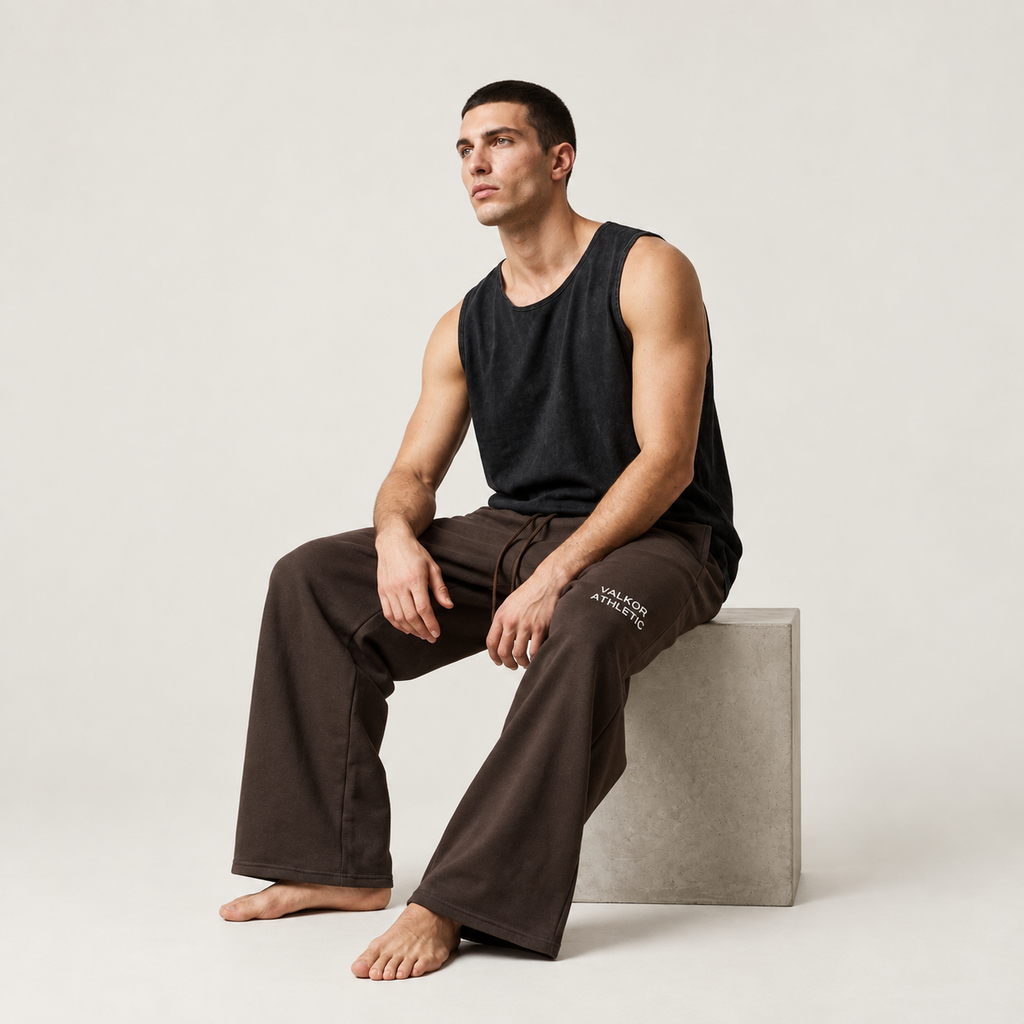 Athletic Straight-Leg Sweatpants