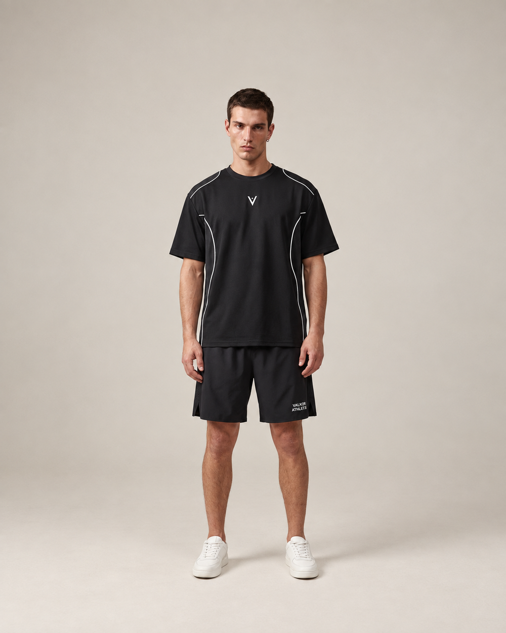 Athletic Piped Panel Tee