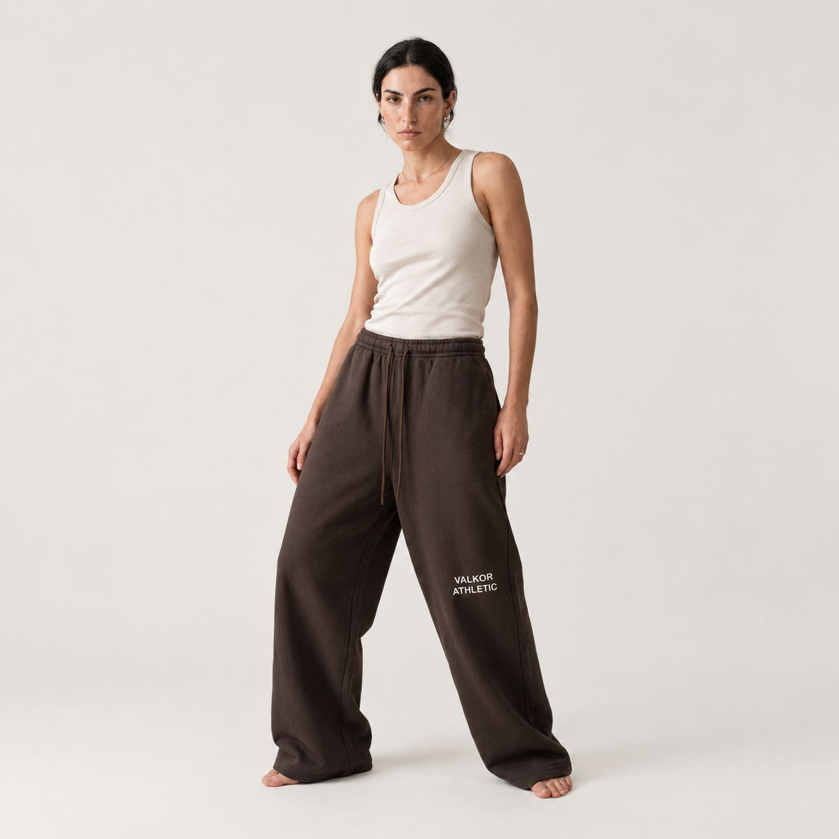 Athletic Straight-Leg Sweatpants