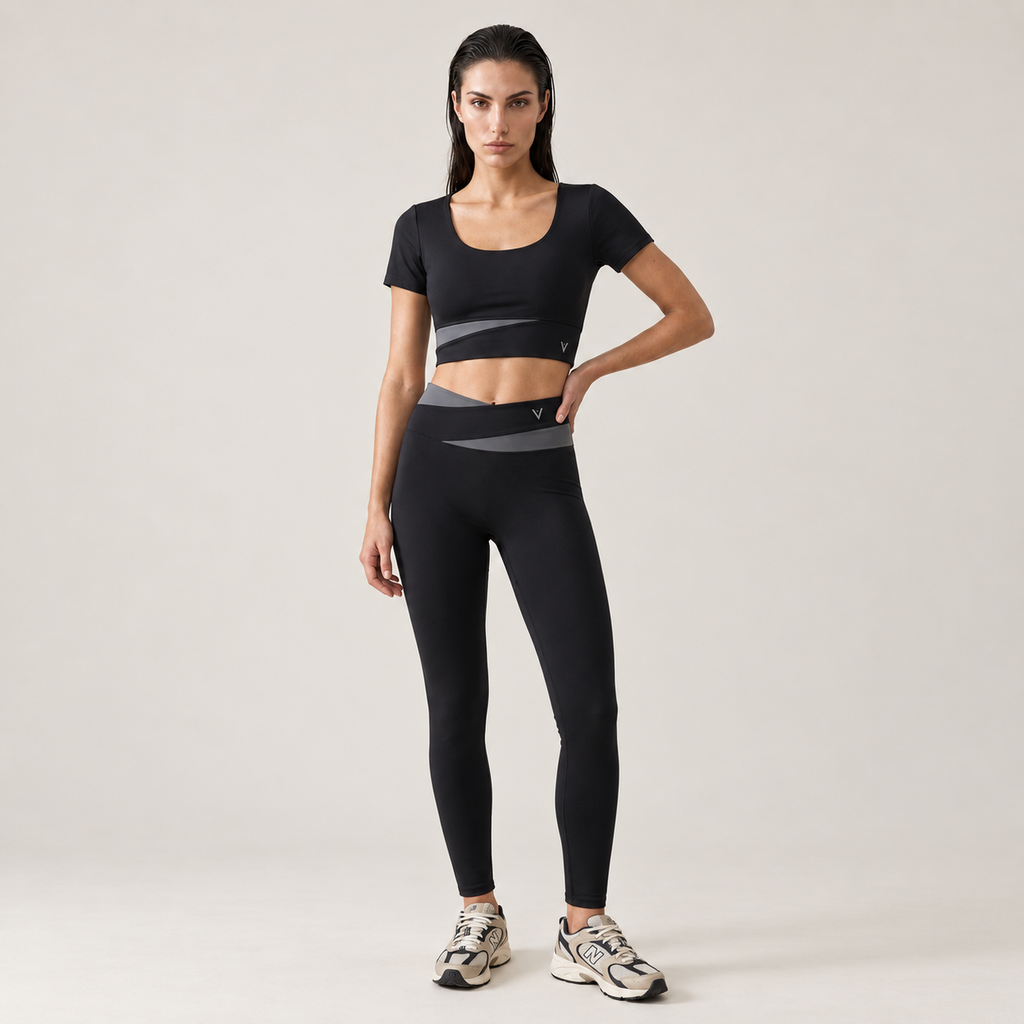 Athletic Color Block Leggings