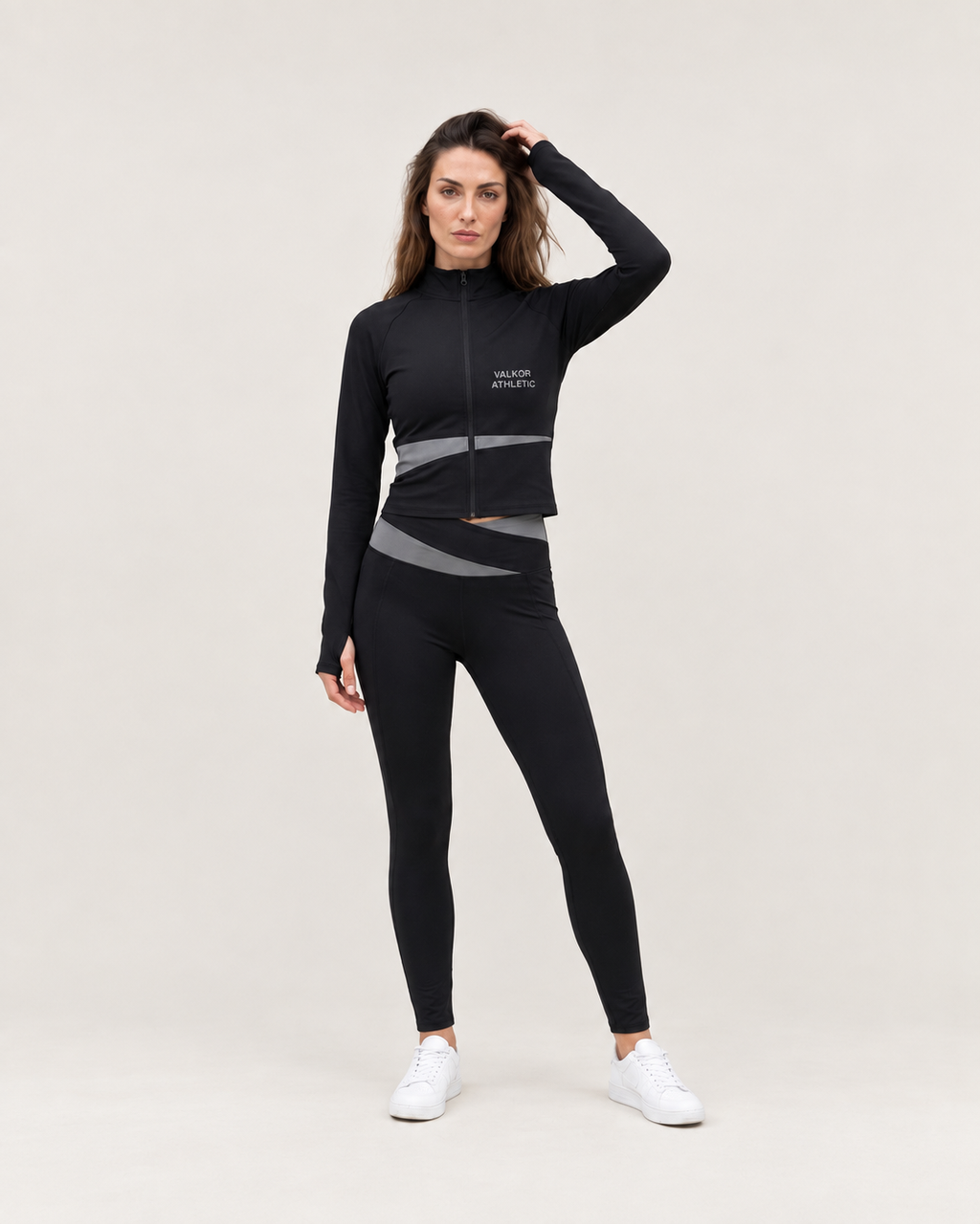 Athletic Paneled Yoga Jacket